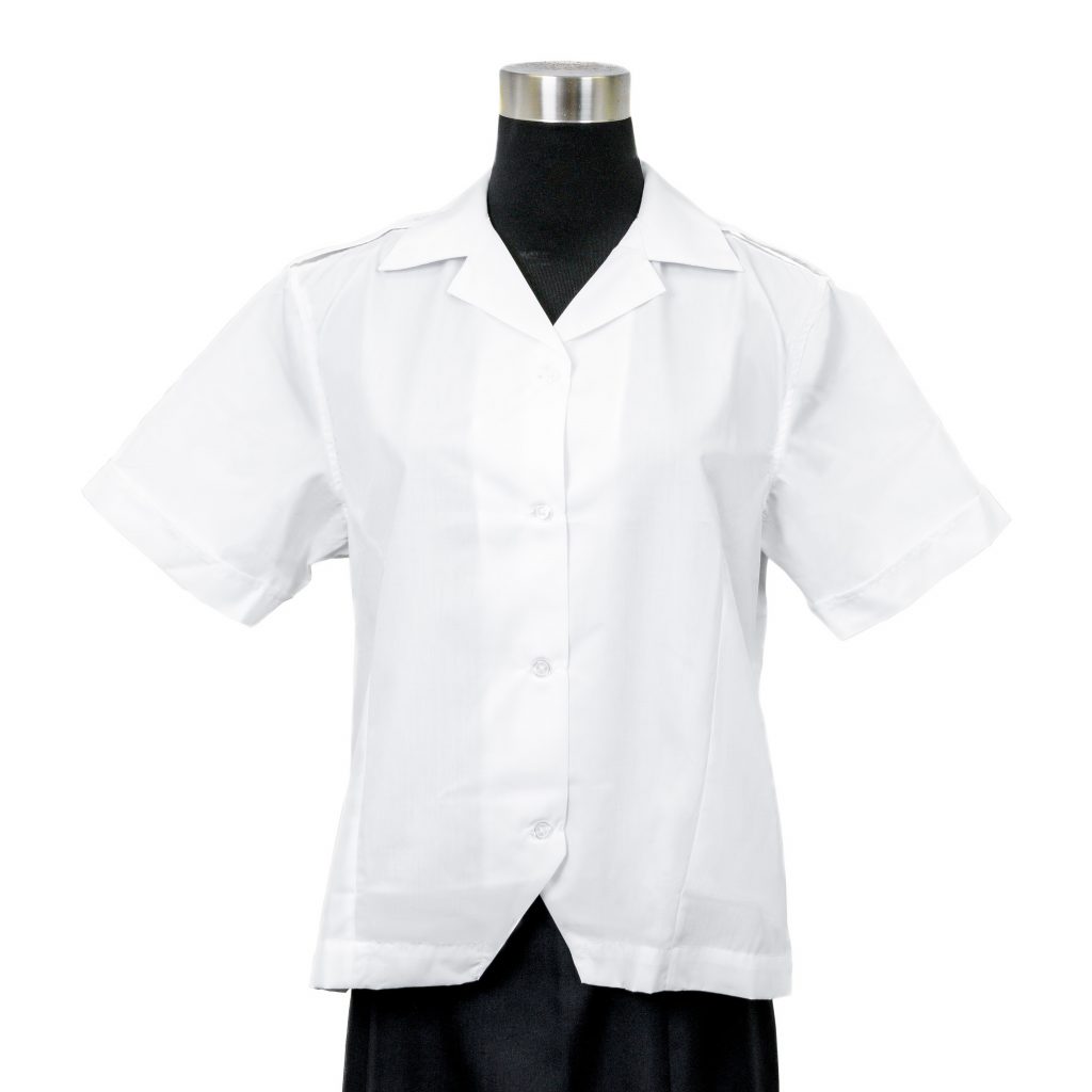 Open neck blouse